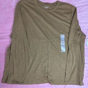 Old Navy Tan Long Sleeve Top